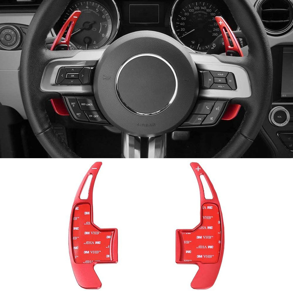 Red Cover Steering Wheel Shift Paddle Shifter Trim | Wish