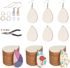 eardroppendant, diy, woodenteardrop, naturalwoodenearring