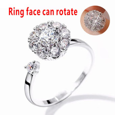 Sterling, ringsformen, crystal ring, wedding ring