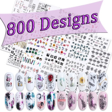 Beauty Makeup, nail stickers, Flowers, art