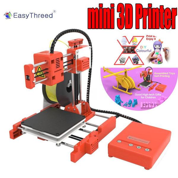 Upgraded Extruder Technology Easythreed K7 Desktop Mini 3D Printer 100 欧规 100mm Printing Size for Kids Student Education 100 