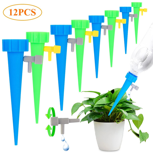 6/12pcs Automatic Irrigation System Drip Water Spikes Flower Plant Watering Tool 