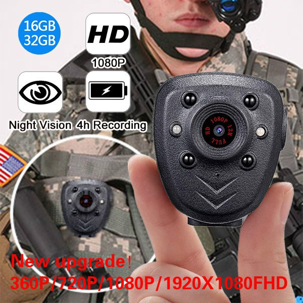 Excellent Quality Mini Camera HD1080P Sports Video Recorder Builtin 32GB Memory Card Wearable