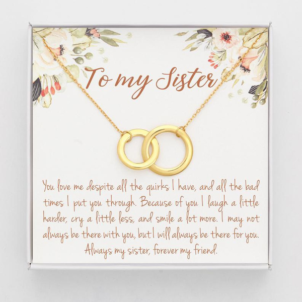 Gift for Sister, Sister Gift, Sister Necklace, Best Sister Gift, Sister Gifts, Big Sister, Christmas Gift for Sister, Little Sister