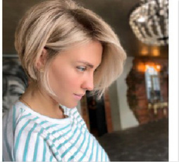 wig, Gray, europestylewig, Shorts