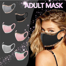 Fashion, mouthmask, sequinmask, unisex