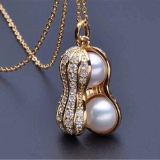 Jewelry, gold, 18 k, pearls