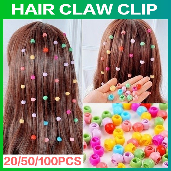 50/100PCS Mini Hair Claw Clips for Women Girls Cute Candy Colors