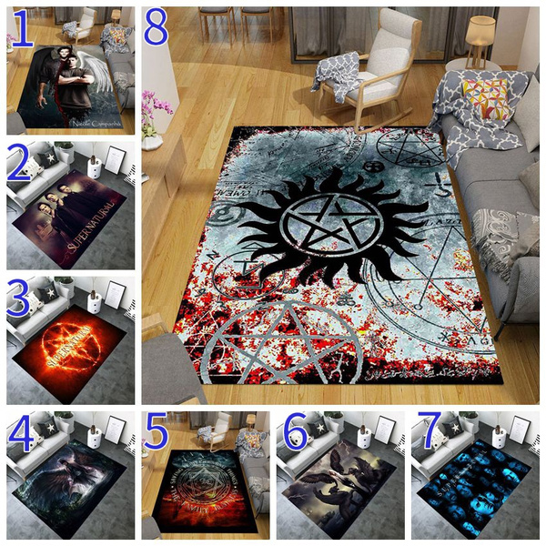 Supernatural 3D Print Floor Mat Fashion Carpet Soft Flanner Doormat Rugs  for Bedroom Living Room Door Floor Hallway Mats | Wish