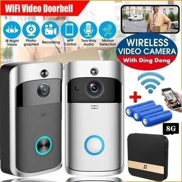 2021 New Smart 720P HD Video Wireless WiFi Video Doorbell