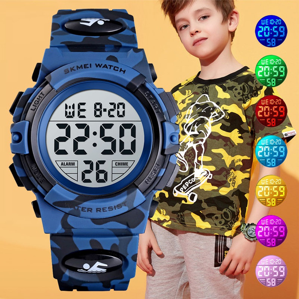 SKMEI 1548 Fashion Children s Digital Sport Wristwatches Boys