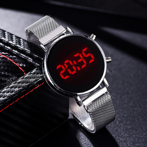 Electronic Watch Digital Watches Magnet Buckle Strap Ladies LED