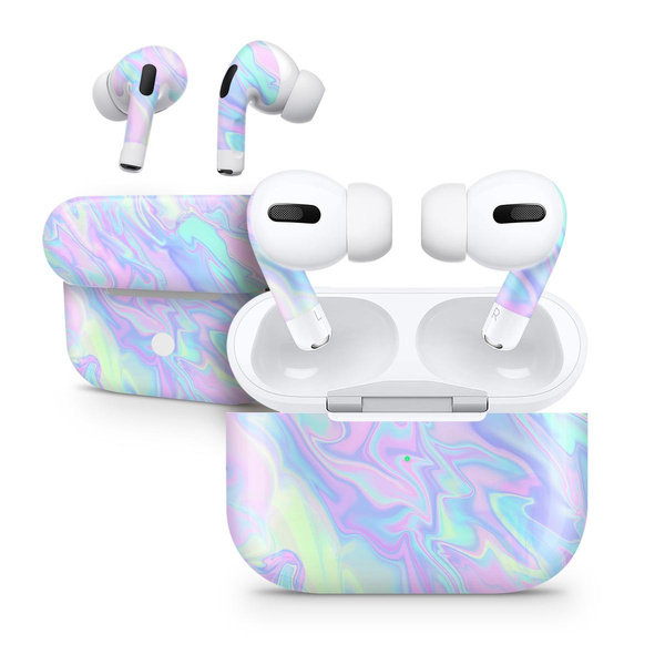 Iridescent Dahlia v1 - Skin Decal Vinyl Full-Body Wrap Kit Compatible with  the Apple Airpods Pro with Wireless Charging Bluetooth Wireless Headphones  | Wish