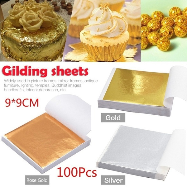 Gold Silver Sheets Crafts, Gold Sheets Decoration