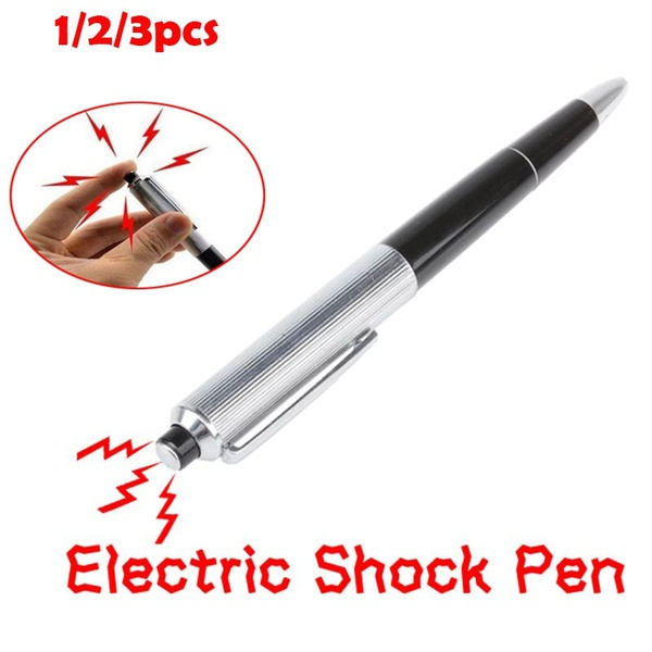 Tricky Creative Funny Surprise Electric Shock Ball Pen Toy 