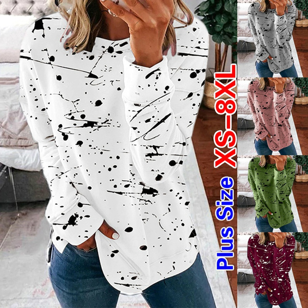 Autumn and Winter Tops Women s Plus Size Fashion Clothes Casual