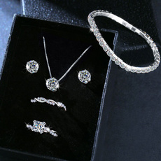 exquisite jewelry, Chain, diamondnecklaceset, Elegant