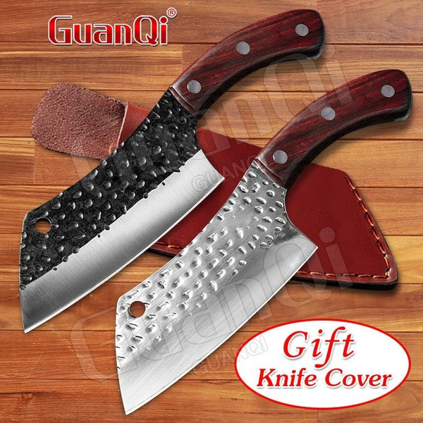 5 Inch Hammered Butcher Knife Handmade Kitchen Chef Knife Handmade