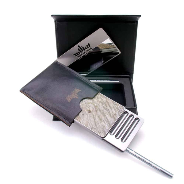 Royal Box Stone Edition Sargas Titanium Aluminum Straw Collectable