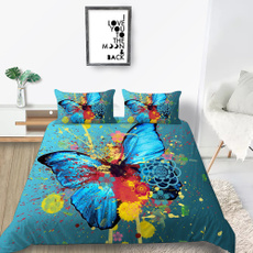 butterflyprint, butterfly, bedkingsize, Beds