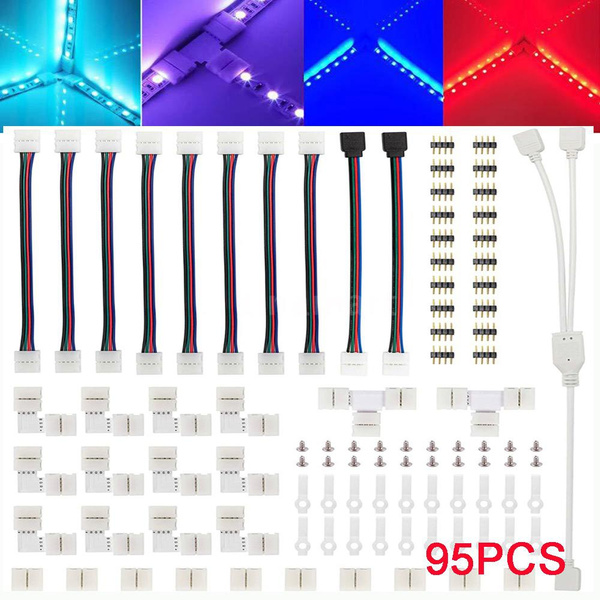 rgb led strip light adapter