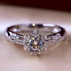 Sterling, DIAMOND, Jewelry, 925 silver rings
