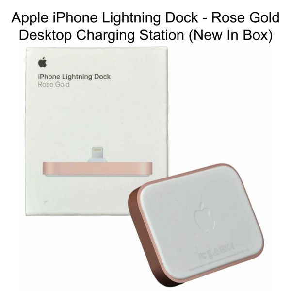 Apple - Lightning Dock for iPhone 5S / 6 / 6S / 7 / 8 / X - Rose Gold