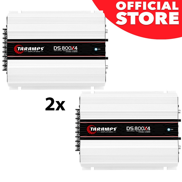 2x Taramps DS 800x4 800 watts 2 Ohms 