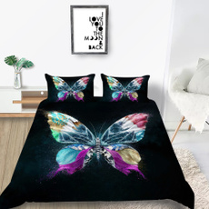 beddingkingsize, butterflyprint, Polyester, Fashion