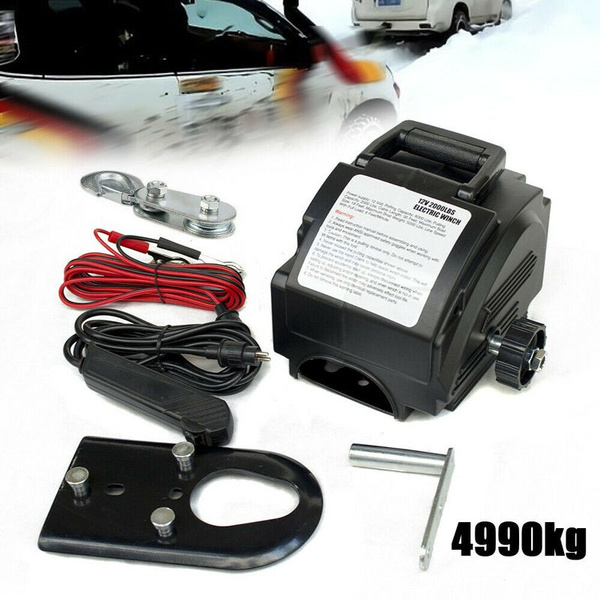 12V 906KG Electric Winch Motor Winch Boat Winch 3m Power Cable | Wish