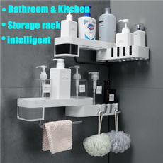 showertray, bathroomorganizer, cornershelf, wallmounted