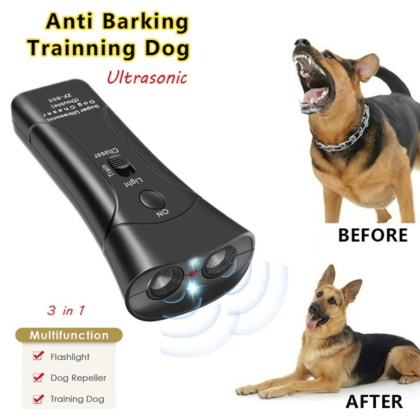 Ultrasonic Pet Dog Stop Barking Control Collar Anti Bark No Barking Train Tools 