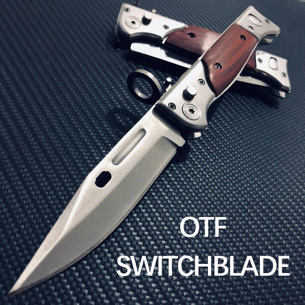 2021 The New Military OTF Spring Assisted Open Knife Tactical Rescue ...