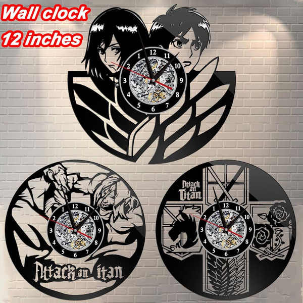 JANSCOO Anime Vinyl Record Wall Clock Art Interior Design India | Ubuy