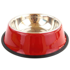 Steel, puppy, pet bowl, Home & Living