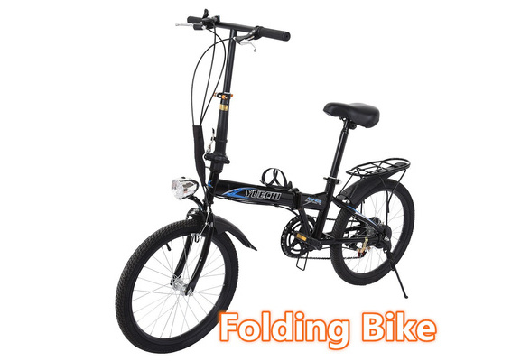 Leisure 20in 7 Speed ​​City Folding Mini Compact Bike Bicycle Urban Commuter UK