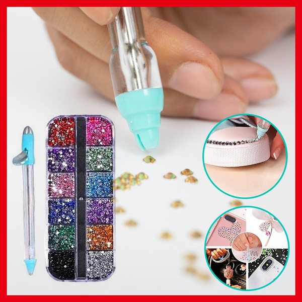 Diamond Painting Embroidery Pen, 5D Magic Dots Rhinestone