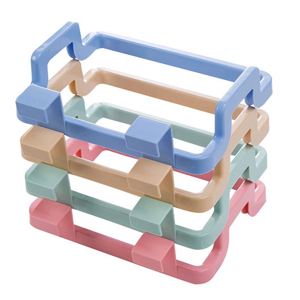 Portable Plastic Door Garbage Trash Bag Box Can Rack Hang Holder Kitchen Tool 