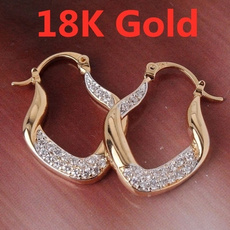 White Gold, DIAMOND, Gemstone Earrings, gold