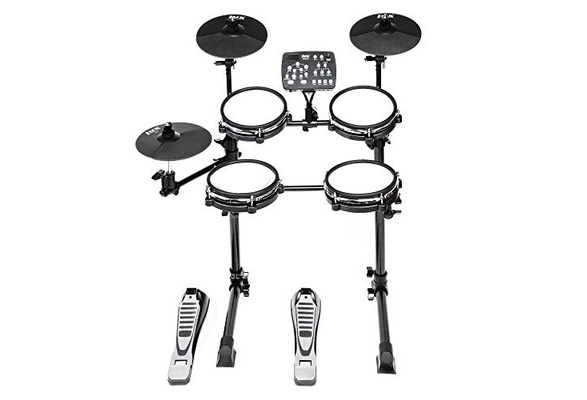 LyxJam 7-Piece Electronic Drum Kit, Professional Drum Set with