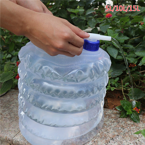 Portable Survival Container Storage Carrier Bag Foldable Water Bags Outdoor 