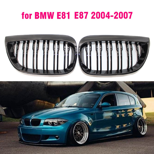 Front Center Grille Grills Black for BMW E81 E87 1 Series 2004