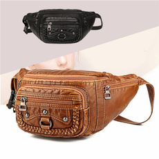 Waist, PU Leather, Belt Bag, Pouch