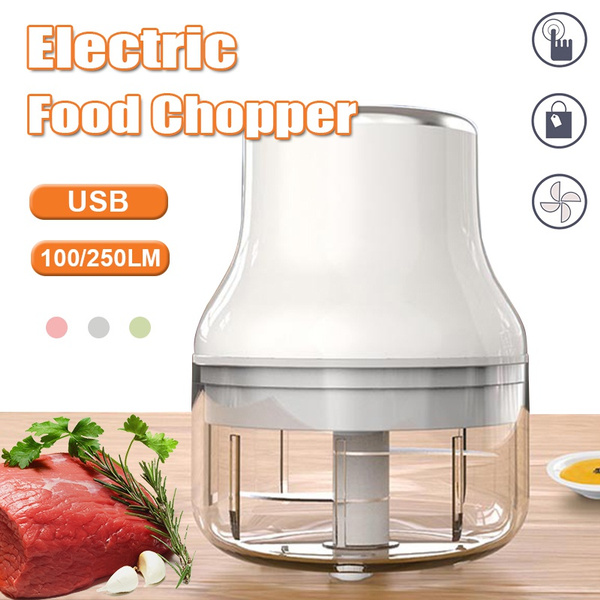 Wireless Electric Vegetable Chopper, Garlic Masher, Meat Grinder