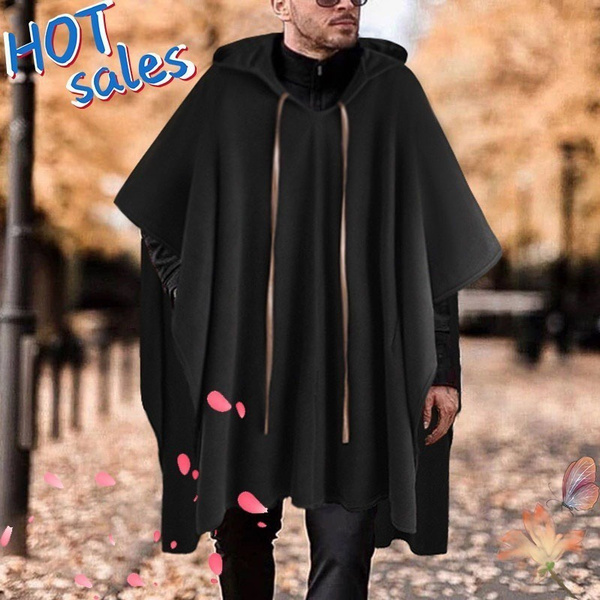 Mens winter cape outlet coat