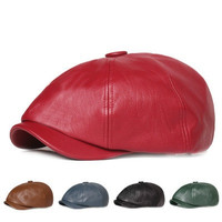 Cowboy Hat Faux Leather Men and Women Travel Caps Fashion Western