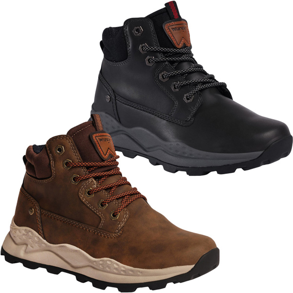 Wrangler Mens Crossy Yuma Mid Outdoor Leather Casual Walking Hiking