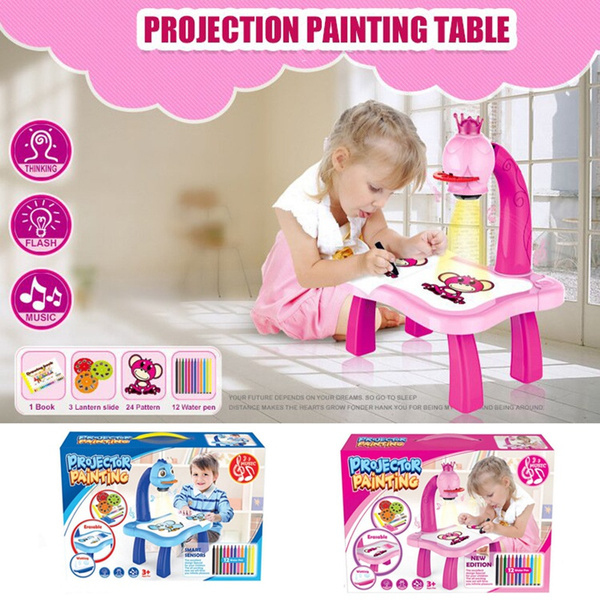 Projector Paint Children, Drawing Tables Children