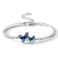 butterfly, Sterling, Fashion, butterflybracelet