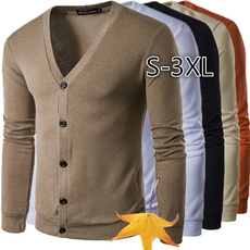 cardigan, Long sleeved, vsweater, Men